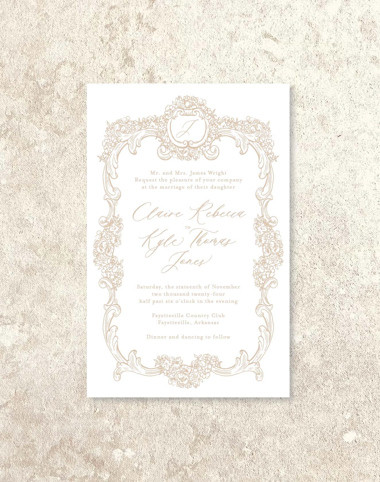 The Claire Invitation