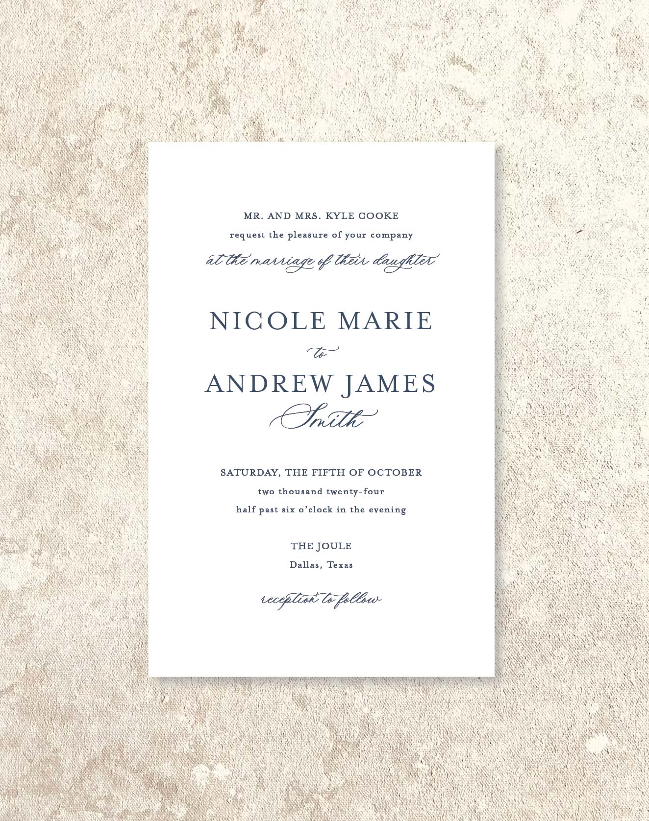 The Nicole Invitation